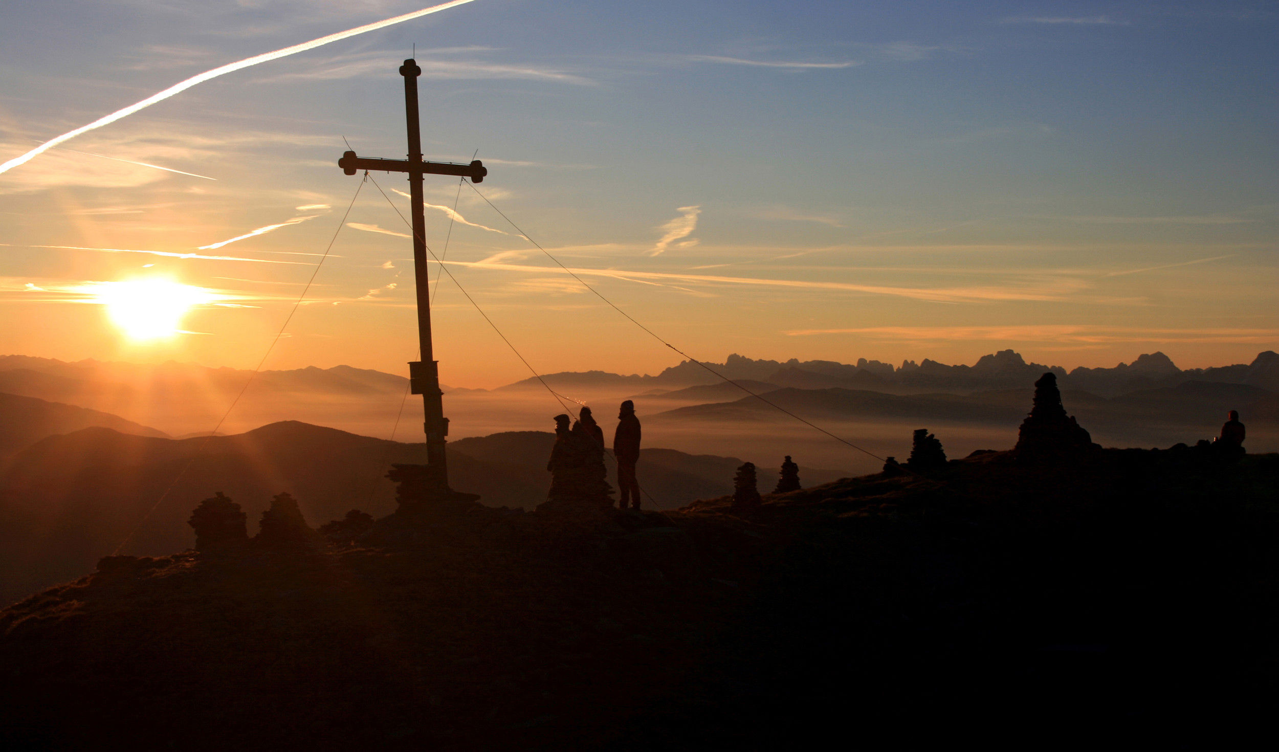 Sonnenaufgang Wanderung, Sonnenaufgang In Südtirol